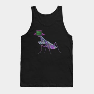 Mantis with a hat Tank Top